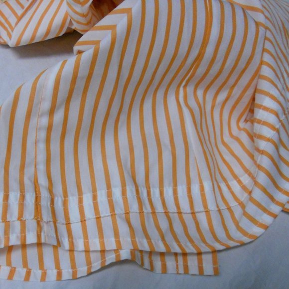 Italy Cotton Stripe Blouse 10 EUC - Picture 6 of 8